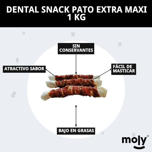 DENTAL SNACK PATO EXTRA MAXI 1 KG