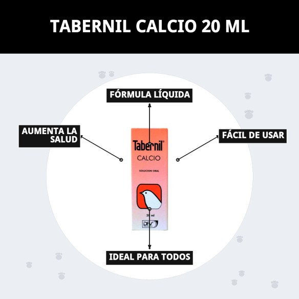 Tabernil Calcio 20 ml: Suplemento Esencial para Mascotas