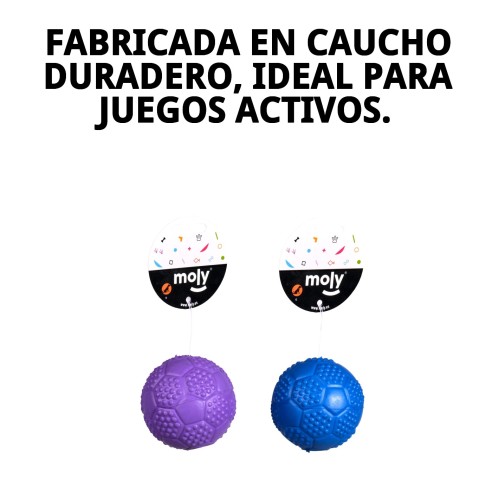 Pelota de Caucho con Sonido para Perros - 5 cm de Diversión