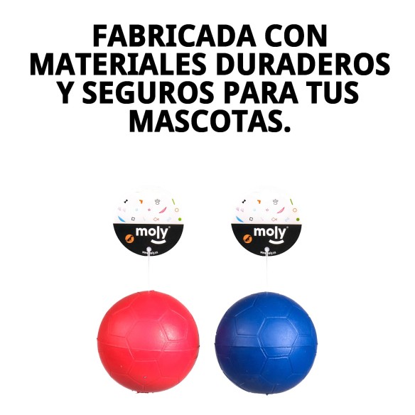 Pelota de Caucho con Sonido para Perros - 6,5 cm