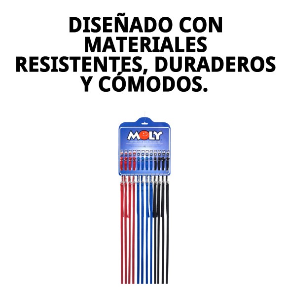 Collar y Ramal Liso con Cascabel para tu Mascota