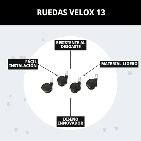Ruedas Velox 13: Velocidad y Estilo para Tu Mascota