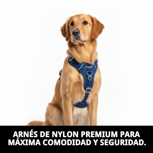 Arnés Nylon Love 25-35 cm para tu mascota con estilo