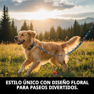 Ramal Nylon Flower 120x1cm: Estilo y Comodidad para Tu Mascota 2