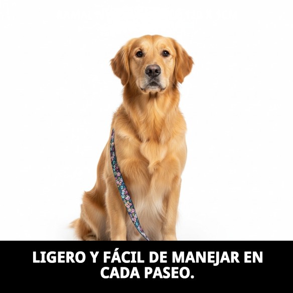 Ramal Nylon Flower 120x1cm: Estilo y Comodidad para Tu Mascota