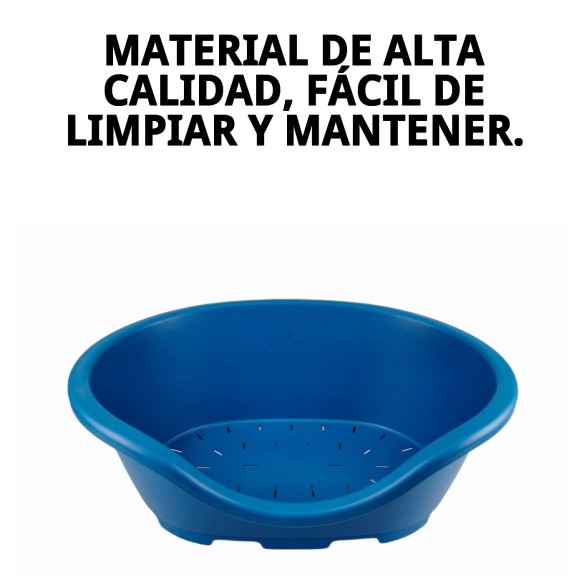 Cuna Plástico N.2 Perla 45x30 para Mascotas Cómodas