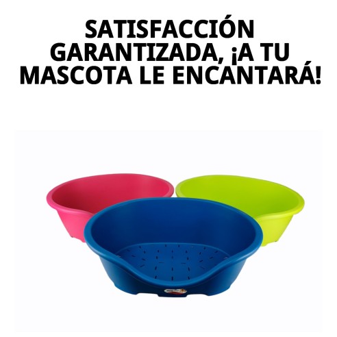 Cuna Plástico N.4 Perla 61x40: Comodidad para tu mascota