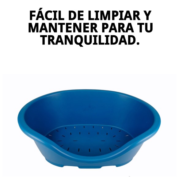 Cuna Plástico N.3 Perla 53x35 para tu Mascota Confortable