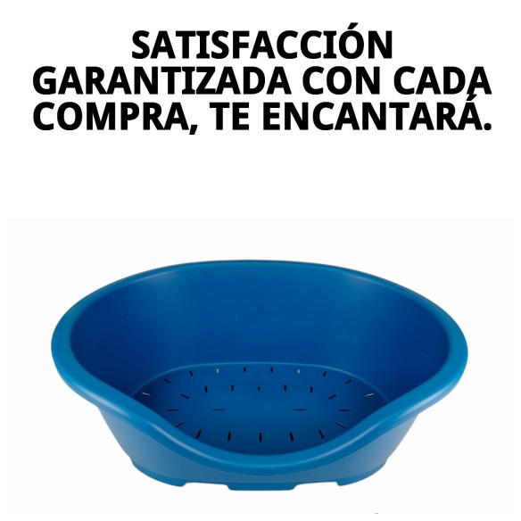 Cuna Plástico N.3 Perla 53x35 para tu Mascota Confortable