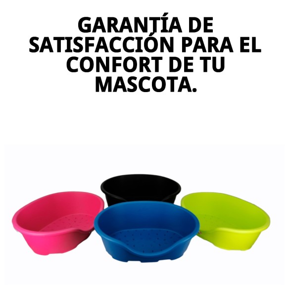 Cuna Plástico N.7 Perla 87x57 para Mascotas Cómoda y Duradera