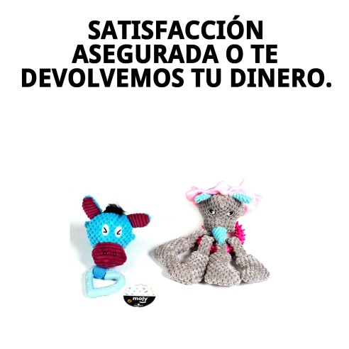 Juguete Peluche Punk con Mordedor para Mascotas 22x12 cm