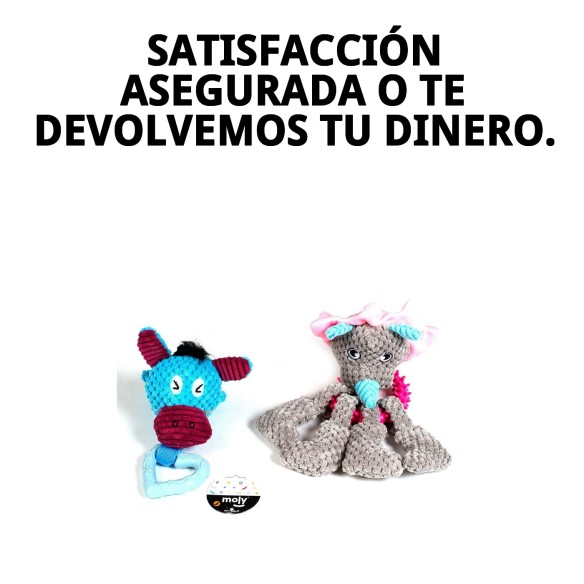 Juguete Peluche Punk con Mordedor para Mascotas 22x12 cm