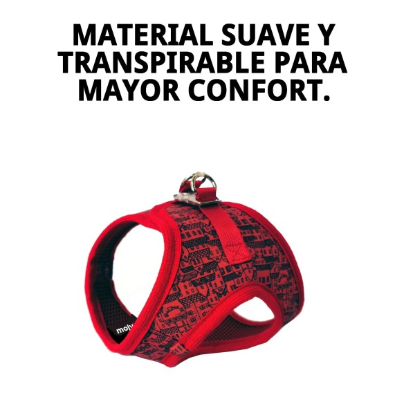 Chaleco 3D Casitas Rojas T-XS para Mascotas Divertido