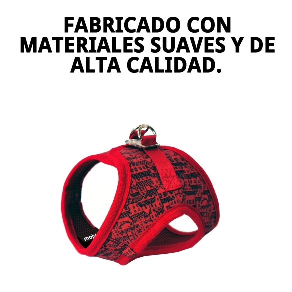 Chaleco Casitas Rojas T-L: Estilo y Comodidad para tu Mascota