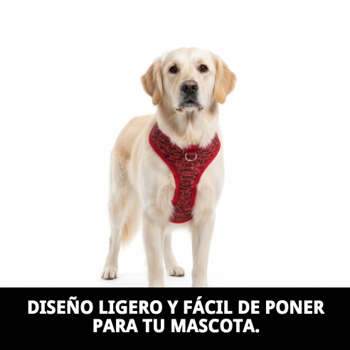Chaleco Casitas Rojas T-L: Estilo y Comodidad para tu Mascota