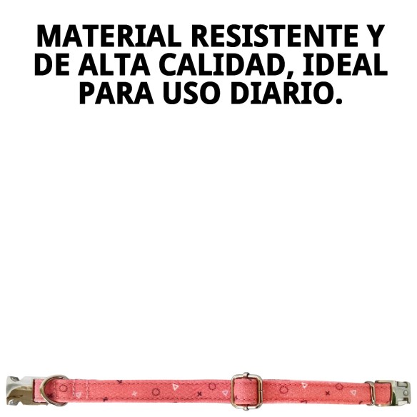Collar Moly Salmon T-3: Estilo y Comodidad para tu Mascota