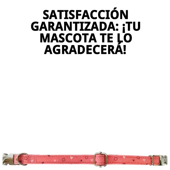 Collar Moly Salmon T-3: Estilo y Comodidad para tu Mascota