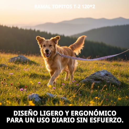 Ramal Topitos T-2 120*2: Comodidad y Estilo para tu Mascota