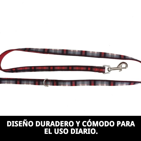 Ramal Escocés T-1 120*1,5: Estilo y Seguridad para tu Mascota