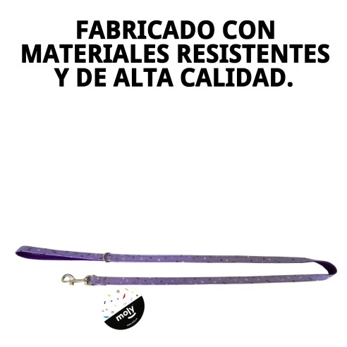 Ramal Moly Lila T-1 120*1,5: Estilo y Seguridad para Tu Mascota