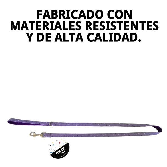 Ramal Moly Lila T-1 120*1,5: Estilo y Seguridad para Tu Mascota