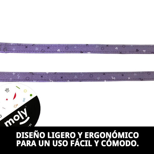 Ramal Moly Lila T-1 120*1,5: Estilo y Seguridad para Tu Mascota