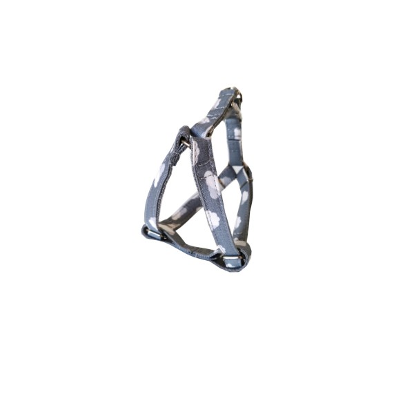 Petral Nubes Gris T-3 para Perros 30-40 cm - Comodidad y Estilo