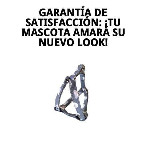 Petral Nubes Gris T-3 para Perros 30-40 cm - Comodidad y Estilo