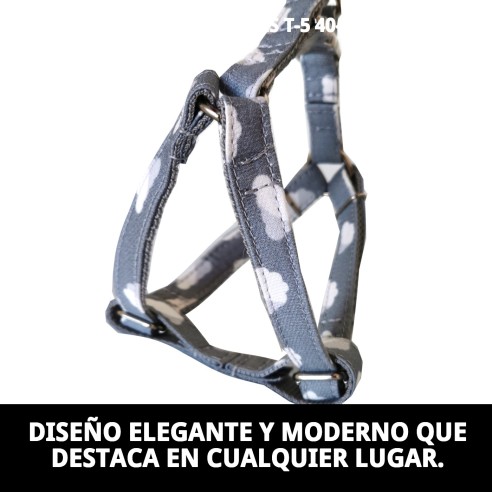 Petral Nube Gris T-5 40-50 cm - Comodidad y Estilo para tu Mascota