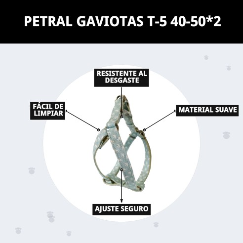 PETRAL GAVIOTAS T-5: Comodidad y Estilo para tu Mascota