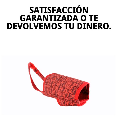 Bozal Deluxe Casitas Rojas T-M - Comodidad y Estilo para tu Mascota