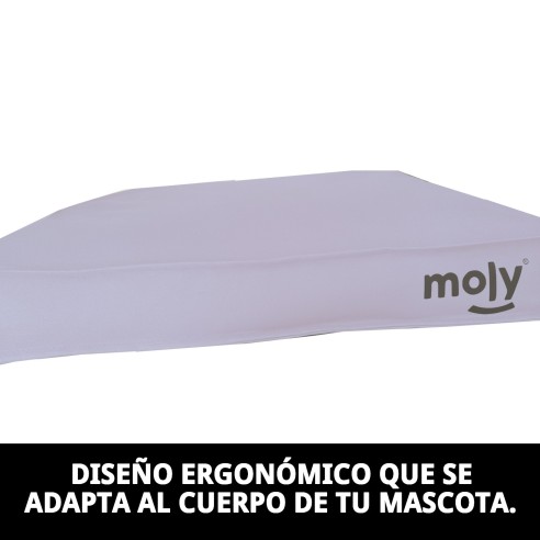 Colchón Waterproof Gris T-2 90x60x10 para Mascotas Confortable