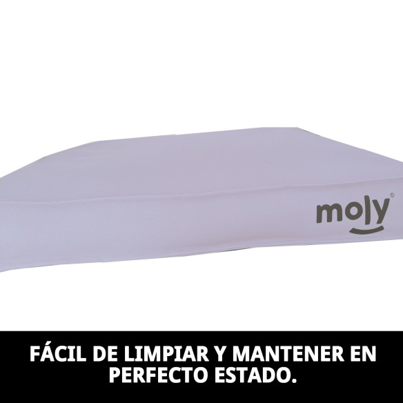 Colchón Waterproof Gris T-3 105x95x10 para Mascotas Confortable