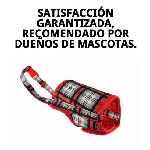 Bozal Deluxe Escocés T-S: Comodidad y Estilo para tu Mascota