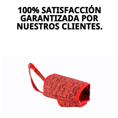 Bozal Deluxe Casitas Rojas T-S: Comodidad y Estilo para Tu Mascota