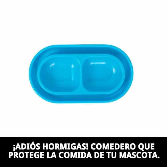 Comedero Antihormigas Doble 27 cm: Comida Siempre Limpia