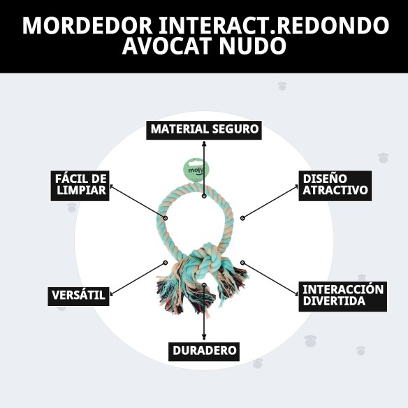 Mordedor Interactivo Redondo para Perros - Juguete de Cuerda