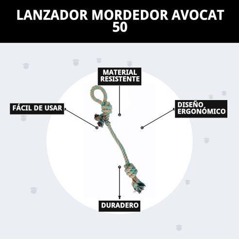 Lanzador Mordedor Avocat 50: Diversión y Salud para tu Perro