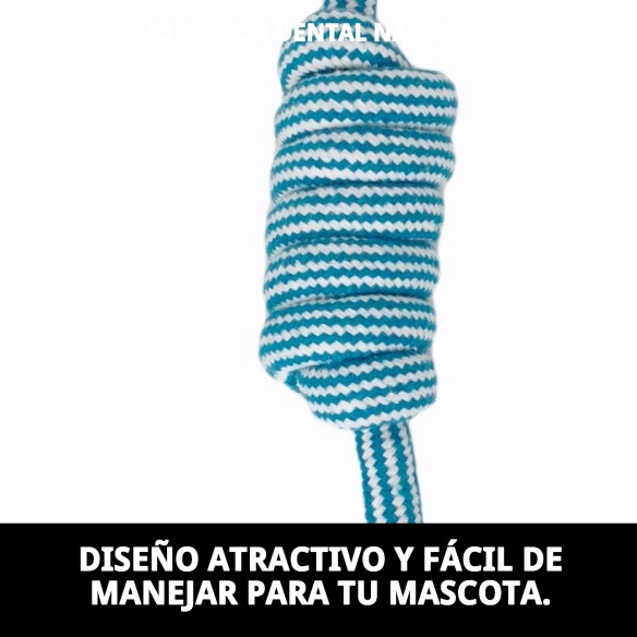 Mordedor Dental Navy 45cm: Juguete Ideal para Tu Perro