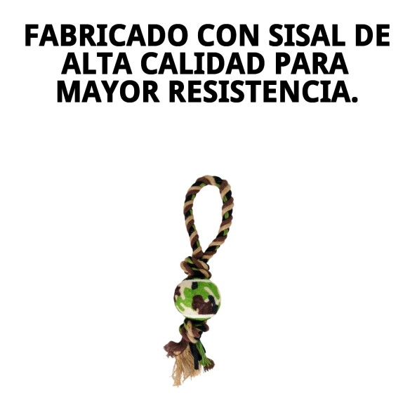 Lanzador Sisal Animalprint 33: Diversión y Salud para Perros