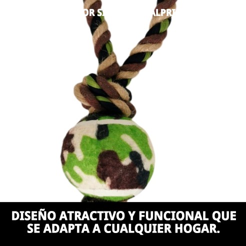 Lanzador Sisal Animalprint 33: Diversión y Salud para Perros