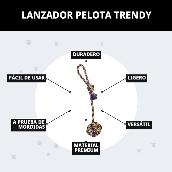 Lanzador de Pelota Trendy: Diversión y ejercicio para tu perro