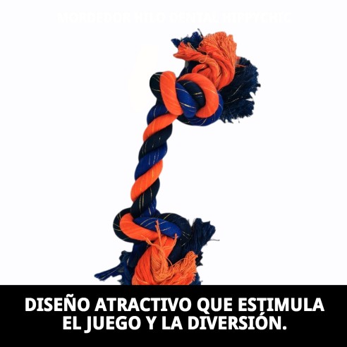 Mordedor Hilo Dental HippyChic: Estilo y Salud para tu Perro