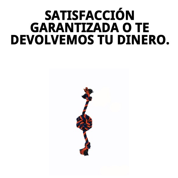 Mordedor Hilo Dental Pelota HippyChic para Perros 34 cm