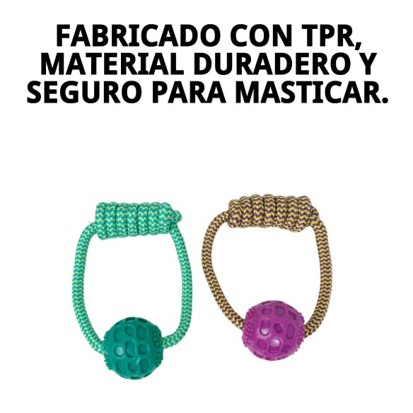 Mordedor TPR Redondo Dior Pet: Diversión y Salud Dental