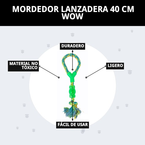 Mordedor Lanzadera 40 cm: Diversión y Salud para tu Perro