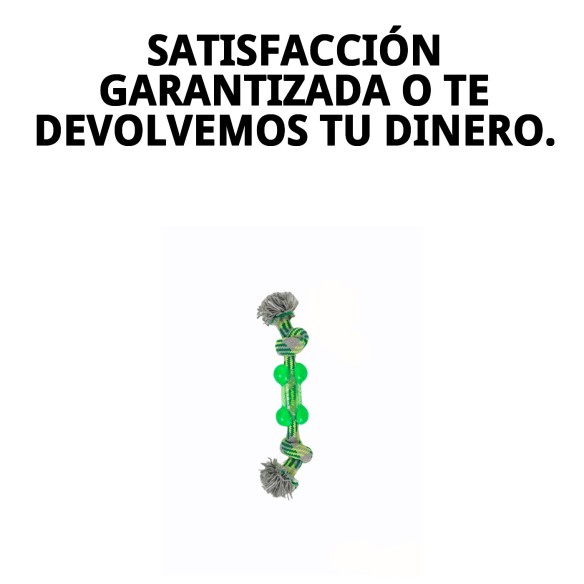 Mordedor TPR 26 cm para perros, diversión y salud dental