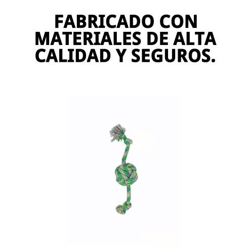 Mordedor Pelota para Perros 100% Algodón - Juguete Divertido