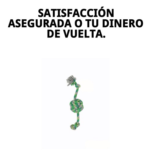 Mordedor Pelota para Perros 100% Algodón - Juguete Divertido