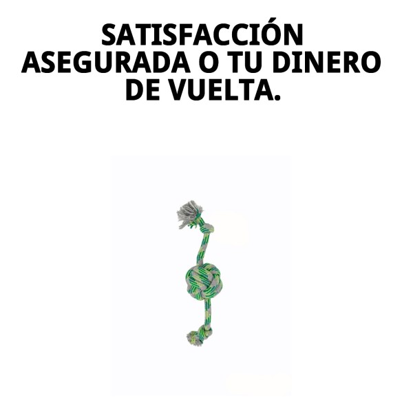 Mordedor Pelota para Perros 100% Algodón - Juguete Divertido